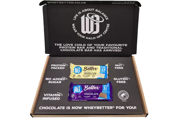 WheyBetter protein chocolate taster box
